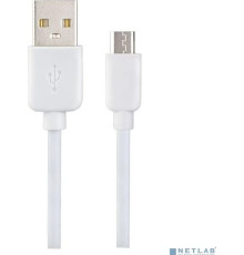 PERFEO (U4007) USB A вилка - Micro USB вилка, 2.4A, белый, 1 м, Micro ONE