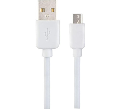 PERFEO (U4007) USB A вилка - Micro USB вилка, 2.4A, белый, 1 м, Micro ONE