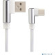 PERFEO (U4905) USB A вилка - Type-C вилка, 2.4A, угловой, белый, длина 1 м., Type-C Premium