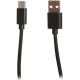 PERFEO (U4703) USB A вилка - Type-C вилка, 2.4A, черный, 1 м, Type-C ONE