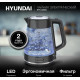 HYUNDAI HYK-G3503 1.7л. 2200Вт черный/серебристый (корпус: стекло)