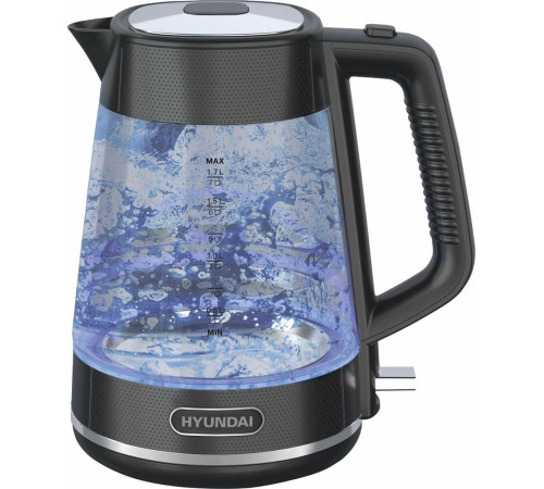 HYUNDAI HYK-G3503 1.7л. 2200Вт черный/серебристый (корпус: стекло)