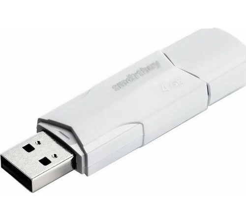 SMARTBUY (SB4GBCLU-W) UFD 2.0 004GB CLUE White