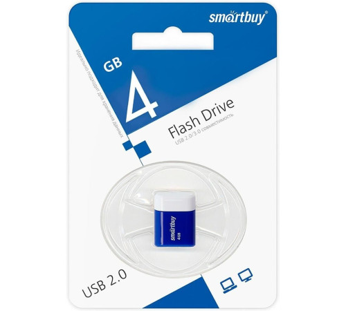 SMARTBUY (SB4GBLara-B) UFD 2.0 004GB LARA Blue
