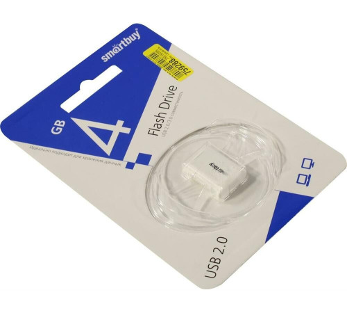 SMARTBUY (SB4GBLara-W) UFD 2.0 004GB LARA White