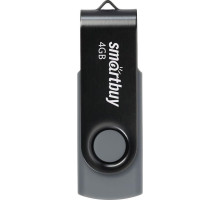 SMARTBUY (SB004GB2TWK) UFD 2.0 004GB Twist Black