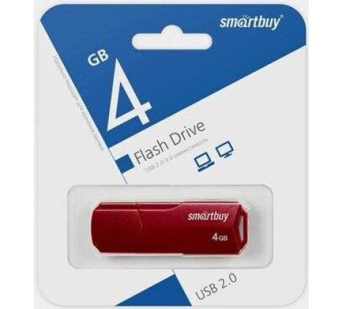 SMARTBUY (SB16GBCLU-R) UFD 2.0 016GB CLUE Red