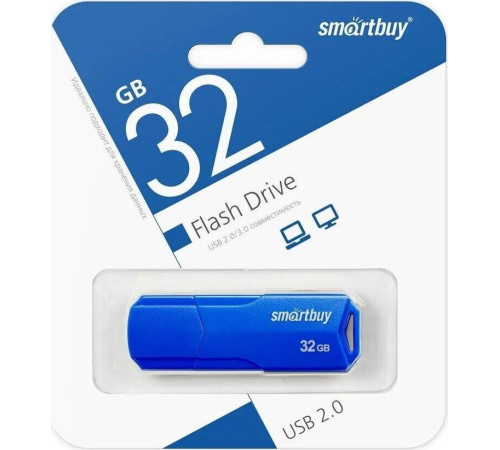 SMARTBUY (SB32GBCLU-BU) UFD 2.0 032GB CLUE Blue