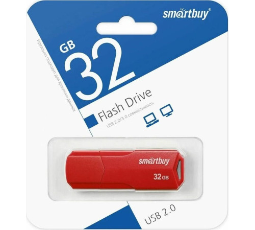 SMARTBUY (SB32GBCLU-R) UFD 2.0 032GB CLUE Red