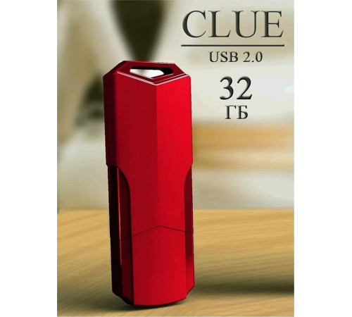 SMARTBUY (SB32GBCLU-R) UFD 2.0 032GB CLUE Red