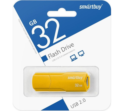 SMARTBUY (SB32GBCLU-Y) UFD 2.0 032GB CLUE Yellow