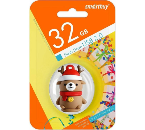 SMARTBUY (SB32GBCaribouW) UFD 2.0 032GB Wild series Мед