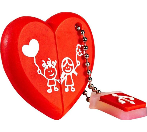 SMARTBUY (SB32GBHeart) UFD 2.0 032GB Wild series Сер