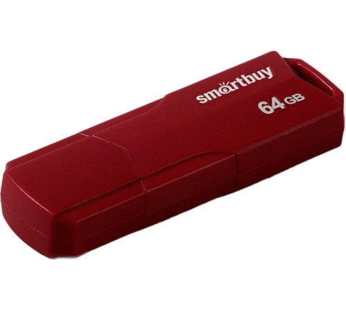 SMARTBUY (SB64GBCLU-BG) UFD 2.0 064GB CLUE Burgundy