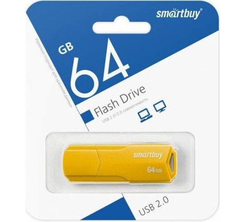 SMARTBUY (SB64GBCLU-Y) UFD 2.0 064GB CLUE Yellow (