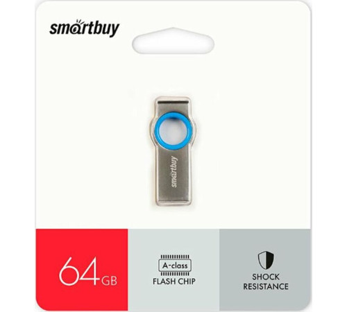 SMARTBUY (SB064GBMC2) UFD 2.0 064GB MC2 Metal Blue