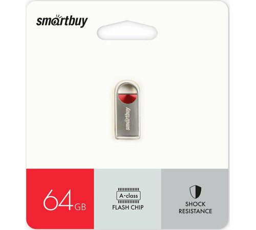 SMARTBUY (SB064GBMC8) UFD 2.0 064GB MC8 Metal Red
