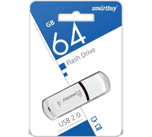 SMARTBUY (SB64GBPN-W) UFD 2.0 064GB Paean White