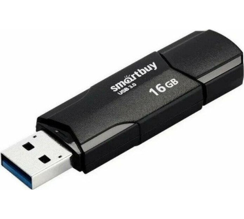 SMARTBUY (SB16GBCLU-K3) UFD 3.0/3.1 016GB CLUE Black