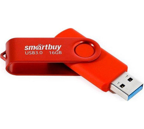 SMARTBUY (SB016GB3TWR) UFD 3.0/3.1 016GB Twist Red
