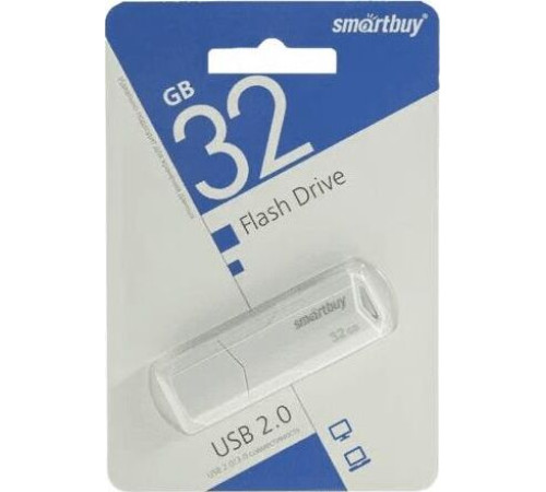 SMARTBUY (SB32GBCLU-W3) UFD 3.0/3.1 032GB CLUE White