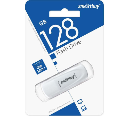 SMARTBUY (SB128GB3SCW) UFD 3.0/3.1 128GB Scout White