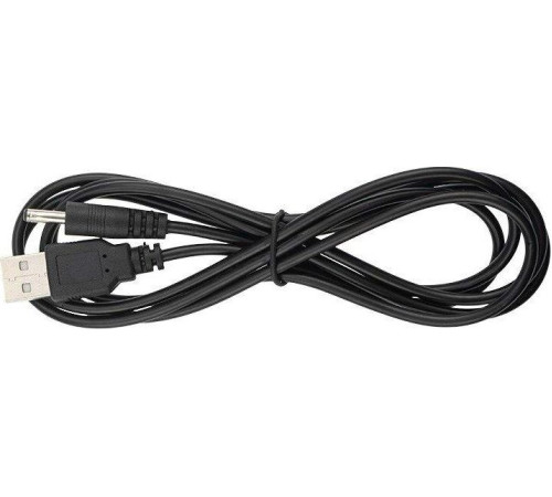 REXANT (18-0235) КАБЕЛЬ USB ШТЕКЕР - DC РАЗЪЕМ ПИТАНИЕ 1,4Х3,4 ММ, СПИРАЛЬ 1,5 МЕТРА, ЧЕРНЫЙ