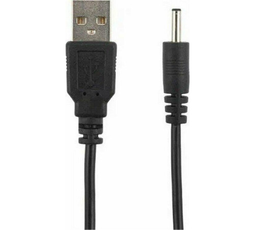 REXANT (18-0235) КАБЕЛЬ USB ШТЕКЕР - DC РАЗЪЕМ ПИТАНИЕ 1,4Х3,4 ММ, СПИРАЛЬ 1,5 МЕТРА, ЧЕРНЫЙ