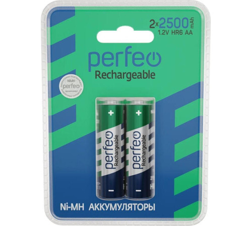 PERFEO (PF_C3321) AA2500MAH/2BL Аккумулятор Пластик