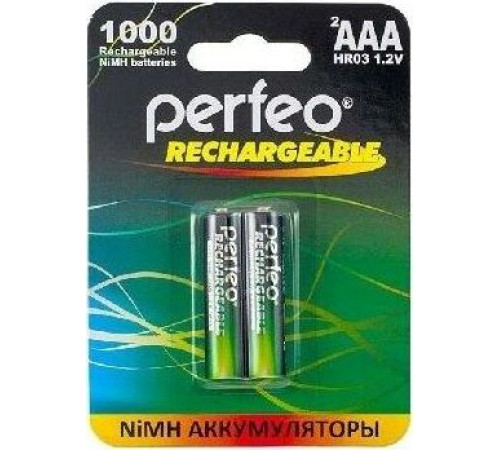 PERFEO (PF_C3323) AAA1000MAH/2BL Аккумулятор Пластик