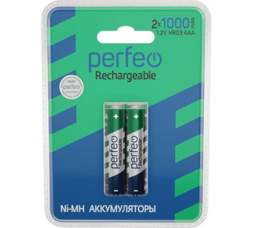 PERFEO (PF_C3323) AAA1000MAH/2BL Аккумулятор Пластик