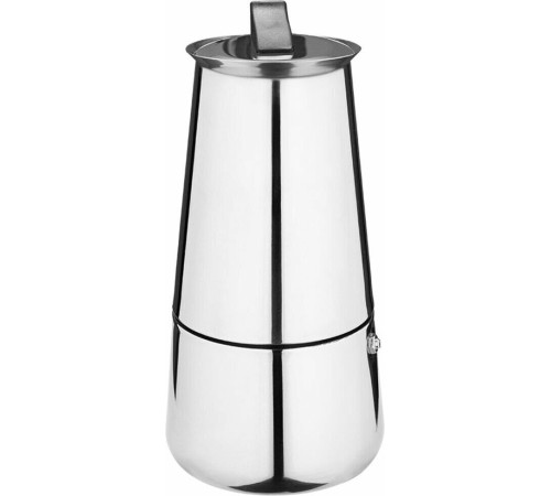 MALLONY Гейзерная кофеварка ITALIA, объем 450 мл/9 чашек, из нержавеющей стали