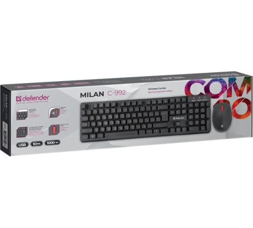 DEFENDER (45992) Milan C-992 RU,черный