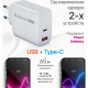 DEFENDER (83582) ЗУ UPA-165 USB A+C, 65W