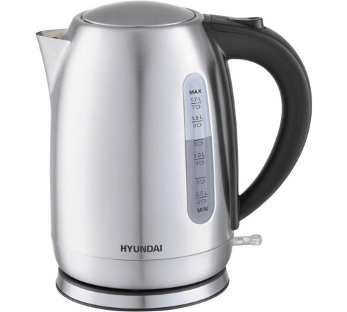 HYUNDAI HYK-S2014 1.7л. 2000Вт серебристый/черный (корпус: нержавеющая сталь)