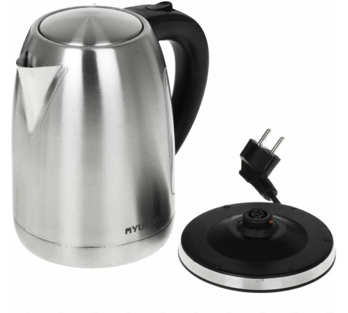 HYUNDAI HYK-S2014 1.7л. 2000Вт серебристый/черный (корпус: нержавеющая сталь)