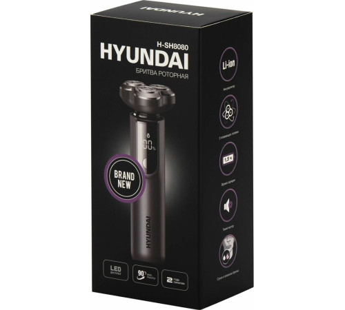 HYUNDAI H-SH8080 реж.эл.:3 питан.:аккум. серебристый