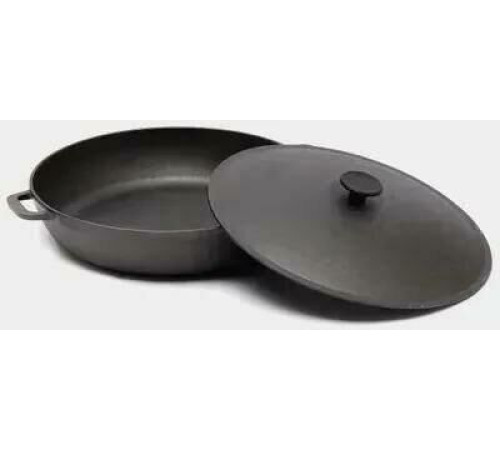 РОССИЯ 1832-3 Жаровня чугунная, 32 см, с двумя ручками и крышкой