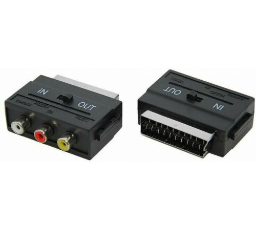 СИГНАЛ (9917) Переходник Ск-3RCA (гн) (вх/вых)