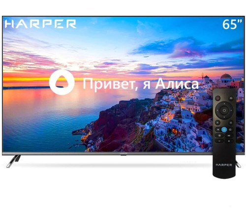 HARPER 65Q851TS UHD 4K SMART TV Яндекс Безрамочный