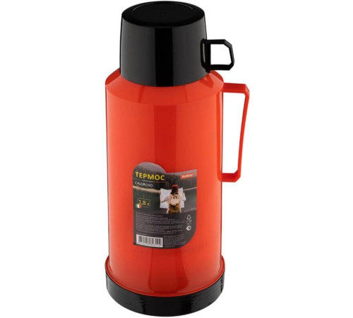 MALLONY Термос в пластиковом корпусе со стеклянной колбой CALOROSO, 1,8 л (106035)