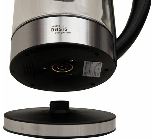 OASIS K-7GS стальной+черный 1,7л. 2200Вт