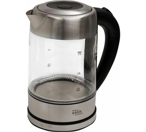 OASIS K-7GS стальной+черный 1,7л. 2200Вт