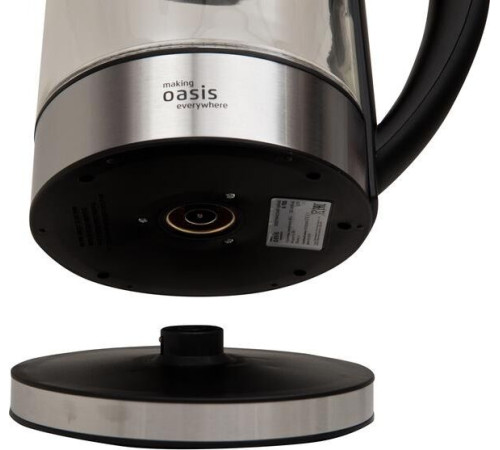 OASIS K-7GS стальной+черный 1,7л. 2200Вт