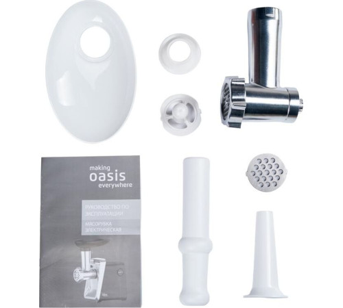 Мясорубка OASIS MG-TK1 белый