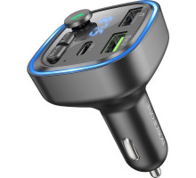 BOROFONE (6941991104039) BC48 Black 2USB+1Type-C QC3.1