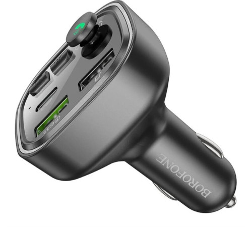 BOROFONE (6941991104039) BC48 Black 2USB+1Type-C QC3.1