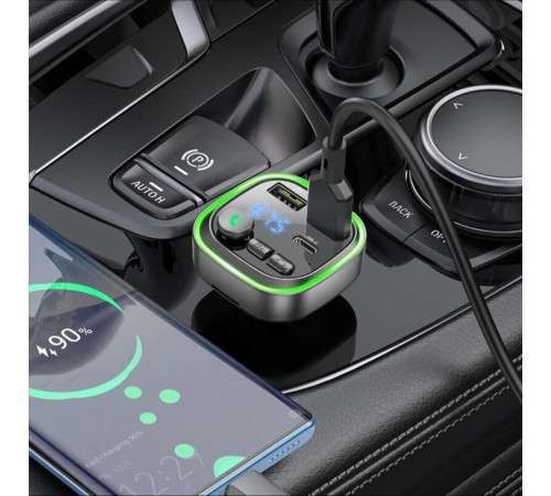 BOROFONE (6941991104039) BC48 Black 2USB+1Type-C QC3.1