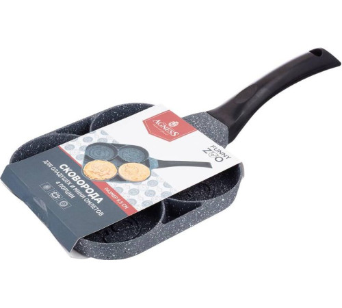 AGNESS 932-006 СМАЙЛ с мрамор. а/приг. покрытием d18,5см, h2,5см