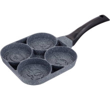 AGNESS 932-006 СМАЙЛ с мрамор. а/приг. покрытием d18,5см, h2,5см